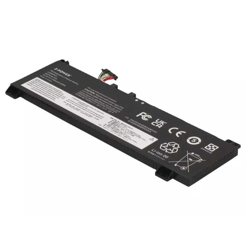 2-Power Hauptakku für Lenovo Legion 5-15ACH6 82JW - 58 Wh