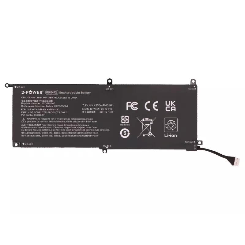 2-Power Hauptakku für ASUS Pro Tablet x2 612 G1 - 4250 mAh