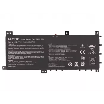 2-Power Hauptakku für Asus S451LA V451LA - 2600 mAh