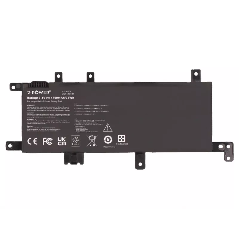 2-Power ASUS VivoBook R542U Hauptakku - 5000 mAh