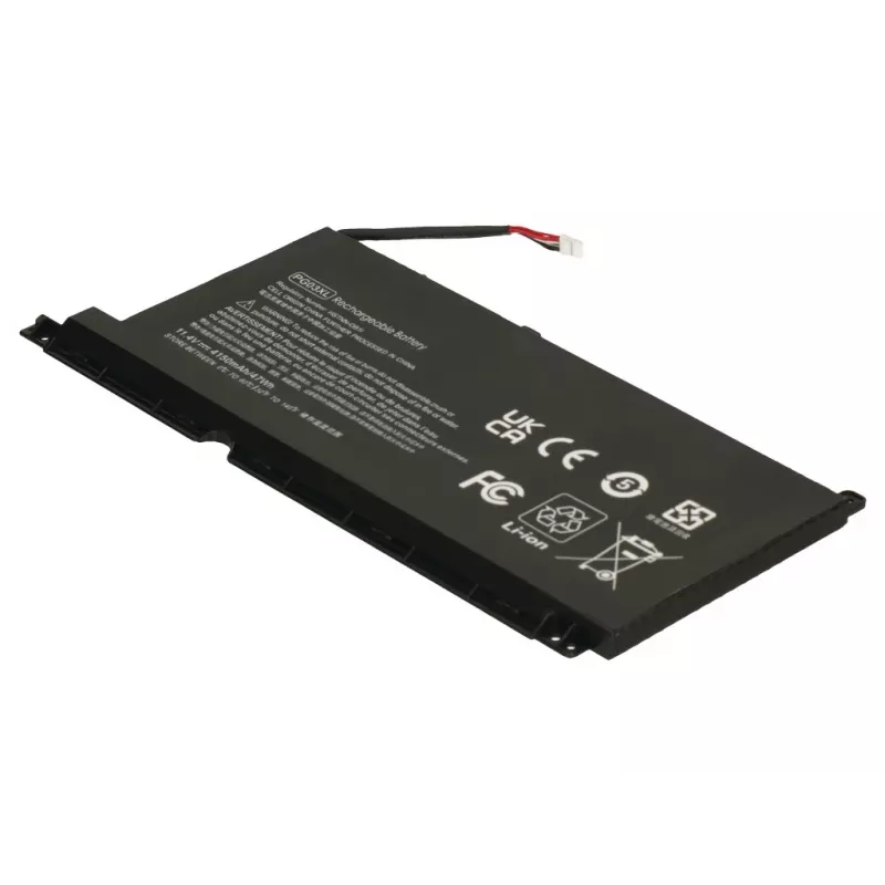 2-Power Main Battery Pack HP 15-dk0020TX - 11,4V 4150mAh Lithium-Ion