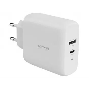 2-POWER Wall Charger PD 20W USB-C & 12W USB-A
