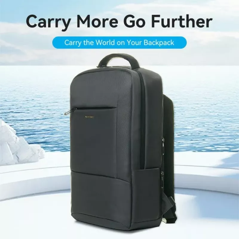 Vention KRSB0 26L wasserdichter Laptop-Rucksack 17,3 Zoll Dunkelgrau