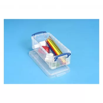 Really Useful Boxes 0.9C Aufbewahrungsbox - Transparent - 0,9 Liter - Rechteckig - Polypropylen