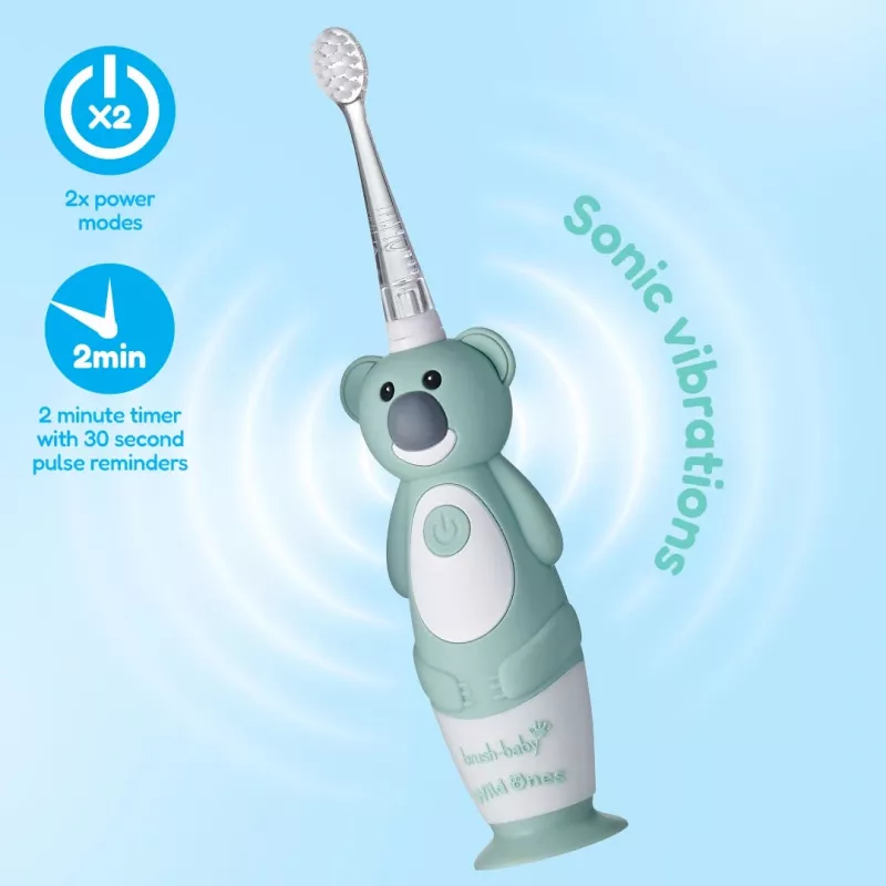 BRUSH BABY Wild Ones Sonic Toothbrush for Kids Kylie Koala