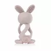 BRUSH BABY Bobbie Bunny Beißring Baby Beißspielzeug Cappuccino Grau