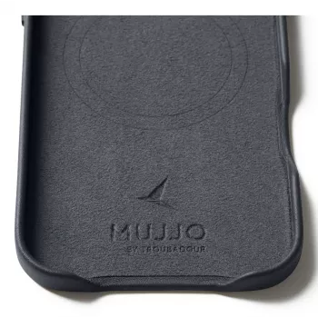 Mujjo Lederhülle MagSafe für iPhone Air, Basalt