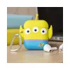 ThumbsUp! PowerSquad 3D Silikon AirPods Hülle, Alien, Blau/Weiß/Gelb