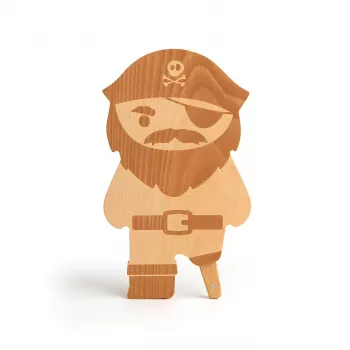OTOTO Pirate Board Schneidebrett & Messer-Set