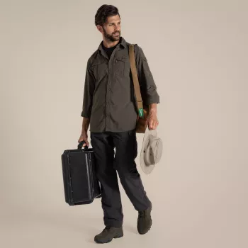 Craghoppers NosiLife Adventure LS Shirt III - Woodland Green, Größe M