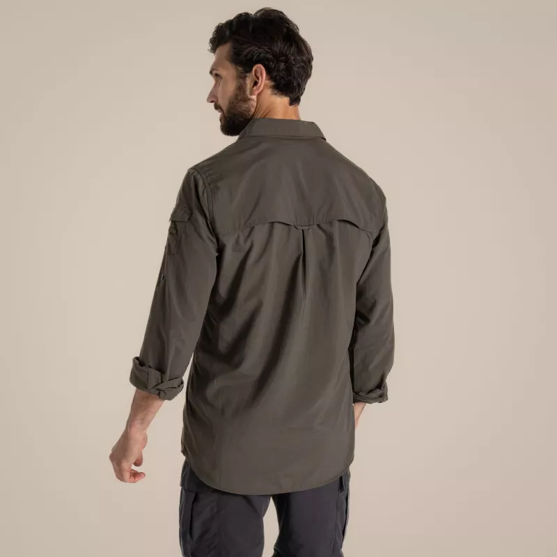 Craghoppers NosiLife Adventure LS Shirt III - Woodland Green, Größe M
