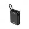 Canyon OnPower 104 10000 mAh Power Bank mit USB-C- und Lightning-Kabel Schwarz