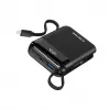 Canyon OnPower 104 10000 mAh Power Bank mit USB-C- und Lightning-Kabel Schwarz