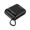 Canyon OnPower 204 20000 mAh Powerbank mit USB-C- und Lightning-Kabeln, Schwarz