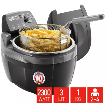 Fritel Turbo SF 4209 Fritteuse 3L 2,3kW Edelstahl/Schwarz
