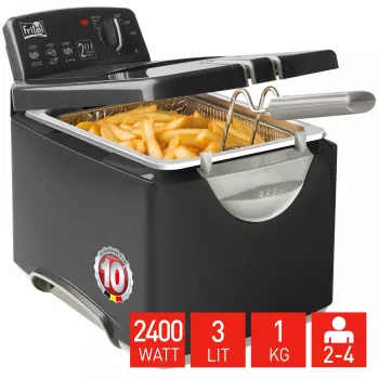 FRITEL Fritteuse Turbo SF 3 Liter Edelstahl