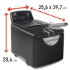 FRITEL Fritteuse Turbo SF 3 Liter Edelstahl