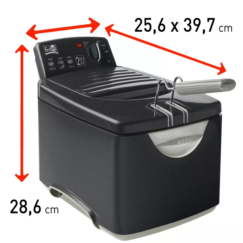 FRITEL Fritteuse Turbo SF 3 Liter Edelstahl