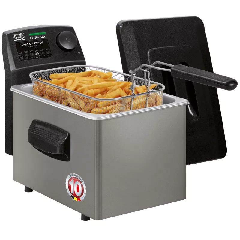 FRITEL FryTastic Fritteuse 3L 2.3kW Anthrazit/Silber