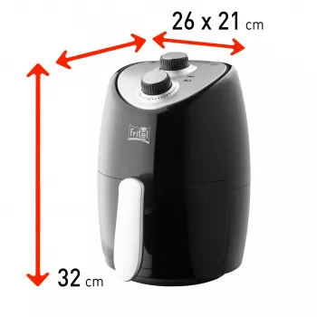 FRITEL Starter My SnackTastic 4202 Airfryer 1kW Silber/Schwarz