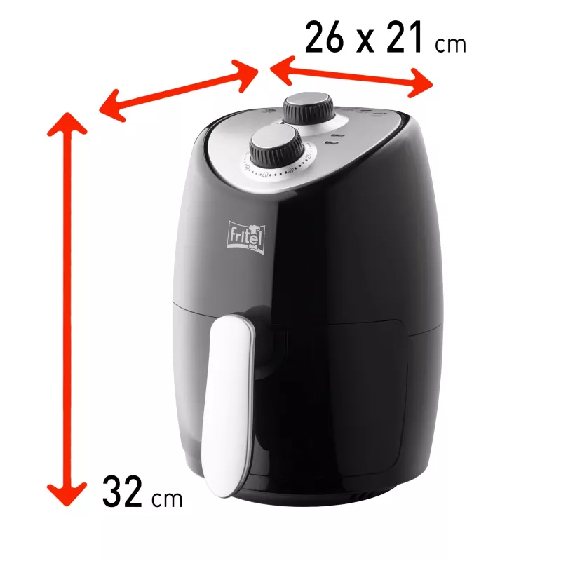 FRITEL Starter My SnackTastic 4202 Airfryer 1kW Silber/Schwarz