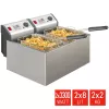 FRITEL Professionelle Fritteuse 16 Liter 6,6kW Edelstahl