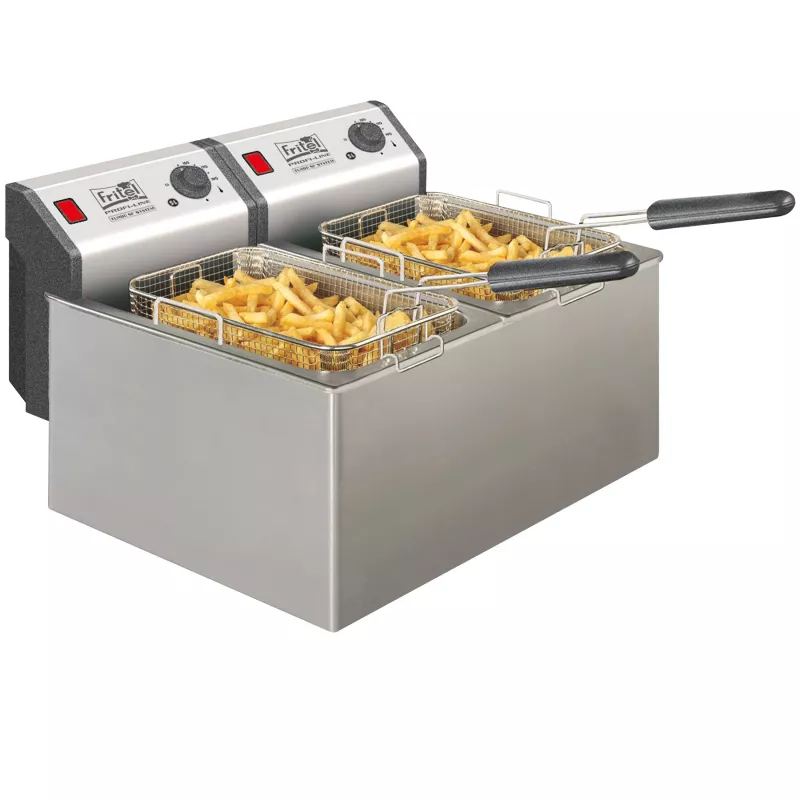FRITEL Professionelle Fritteuse 16 Liter 6,6kW Edelstahl