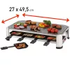 FRITEL SG 2180 Raclette Edelstahl/Chrom Schwarz