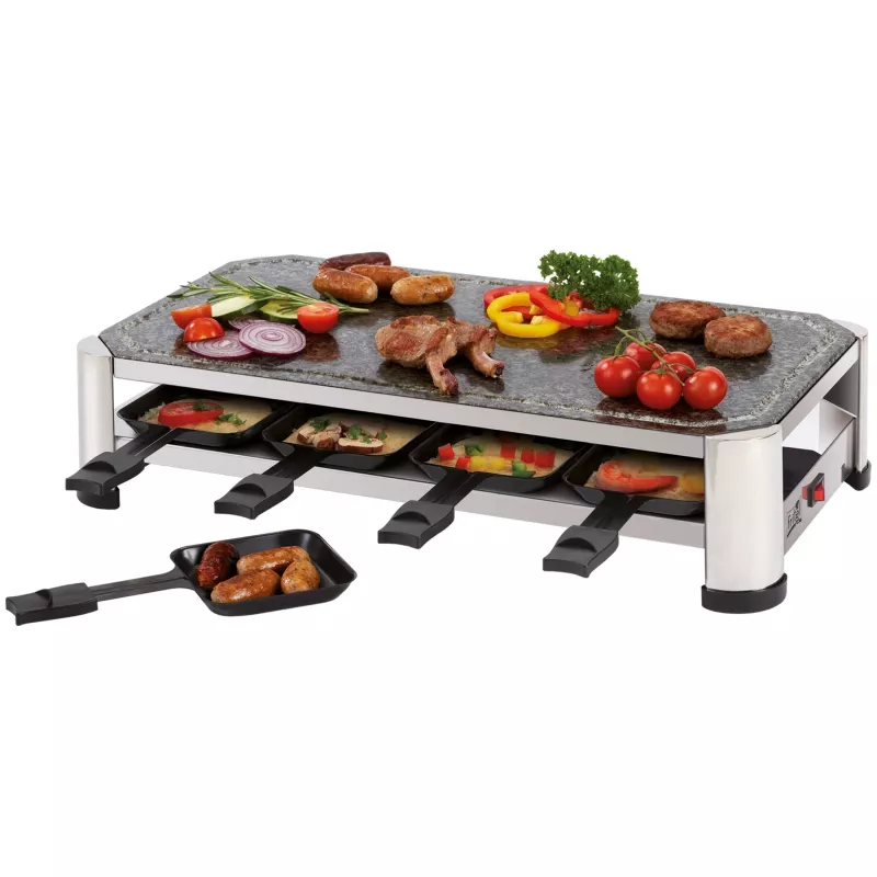 FRITEL SG 2180 Raclette Edelstahl/Chrom Schwarz