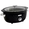 FRITEL Family Slow Cooker 3,3L 150W Schwarz/Chrom
