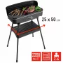 FRITEL Starter BBQ 2246 Elektrogrill mit Ständer, 2200 W, Schwarz