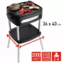 FRITEL Family BBQ 3256 Elektrischer BBQ-Grill Rot/Schwarz