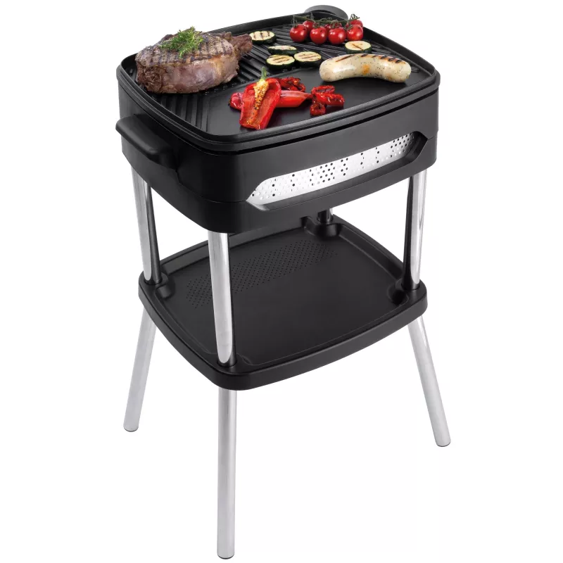 FRITEL Family BBQ 3256 Elektrischer BBQ-Grill Rot/Schwarz