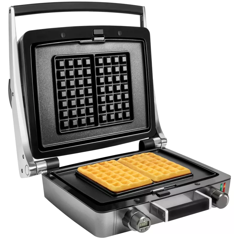FRITEL WaffleTastic CW 3638 Waffeleisen 4x7 Metallic Anthrazit