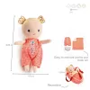 Lilliputiens Anais Babypuppe im Korb mit Outfit und Decke
