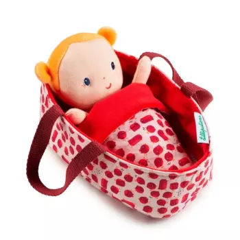 Lilliputiens Babypuppen-Set Aghate mit Korb, Outfit und Decke