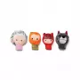 Lilliputiens Rotkäppchen Fingerpuppen-Set, 4 Figuren + Aufbewahrungsbeutel, ab 12 Monaten