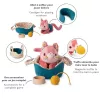 Lilliputiens Jeanne the Cat Plush Toy Set with Basket and Accessories, 12m+