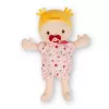 Lilliputiens Lena Puppe im Fahrradsitz mit Kuscheltuch und Helm 18m+