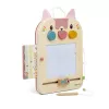 Lilliputiens Holz-Magnet-Malbrett – Jeanne die Katze ab 18 Monaten