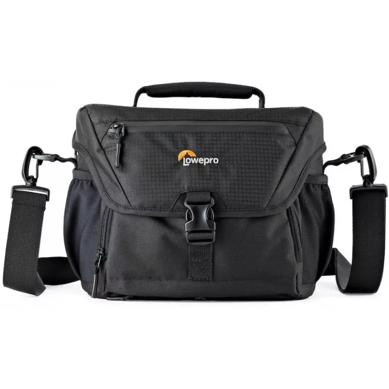 Lowepro Nova 180 AW II Schultertasche für DSLR/Spiegellose Kamera mit Objektiv, Schwarz