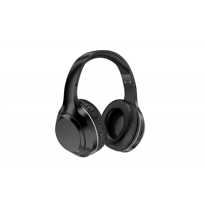 Denver BTN-211 Over-Ear Bluetooth-Kopfhörer mit Mikrofon und aktiver Geräuschunterdrückung, Schwarz