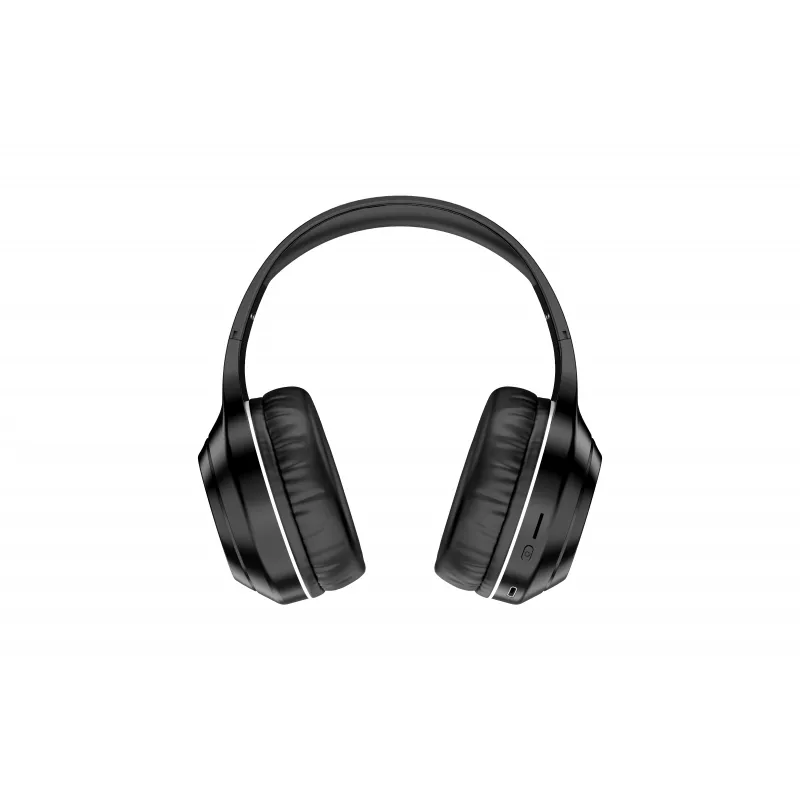 Denver BTN-211 Over-Ear Bluetooth-Kopfhörer mit Mikrofon und aktiver Geräuschunterdrückung, Schwarz
