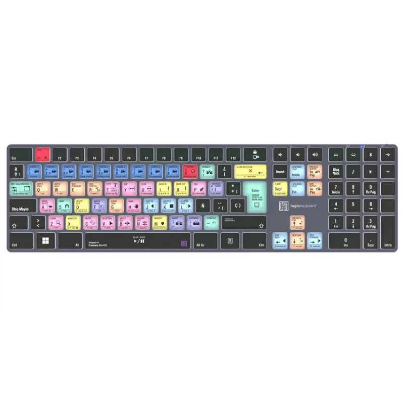 Logickeyboard Adobe Premiere Pro CC Titan SP Mac (LKB-PPROCC-TM-SP)