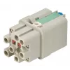 HARTING Han Q12-F-QL Bucheinsatz, 12 Kontakte, Quick-Lock-Anschluss, 1,5 mm²