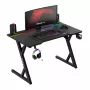 Huzaro Hero 2.4 RGB Black Gaming Desk