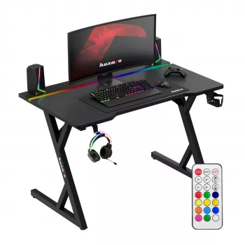 Huzaro Hero 2.4 RGB Black Gaming Desk