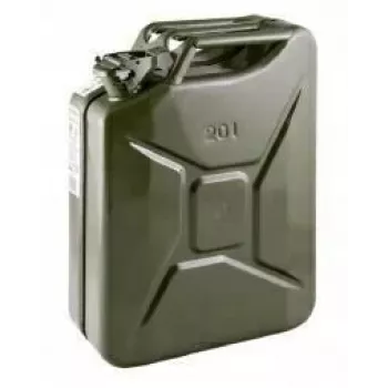 AUTEL Metall-Kanister 20L - Olivgrün, UN-zertifiziert, Hochbelastbarer kaltgewalzter Stahl