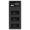 Newell CD-USB-C Triple-Channel Battery Charger für Canon LP-E17