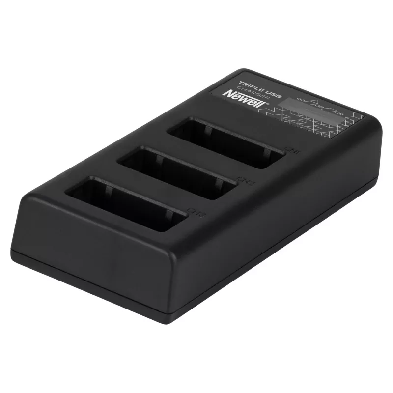 Newell CD-USB-C Triple-Channel Battery Charger für Canon LP-E17